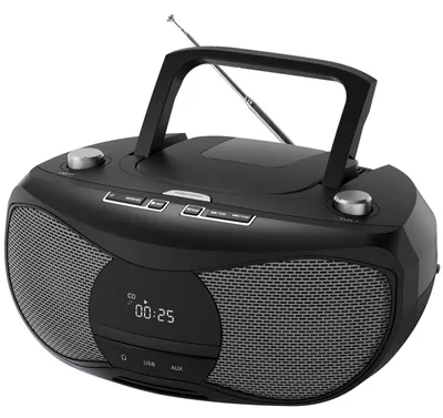 Image de Système Hi-Fi compact avec Bluetooth et USB - Puissance de 5 watts - Noir