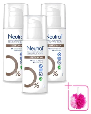 Produktbild von 3 x Neutral Tagescreme – parfumfrei – für sensible Haut – 50 ml - Sparpackung - 3 Stücke
