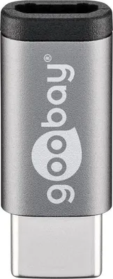 Obrázok produktu pre Adaptér USB-C™ na USB 2.0 Micro-B, sivý