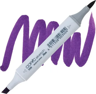 Immagine prodotto di COPIC Sketch Pennello e scalpello bifacciale, V09 Viola