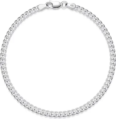 Produktbild von SILBERKETTEN STORE Panzerkette Armband 3,5mm - 925 Silber, Länge wählbar von 16-25cm - 18cm