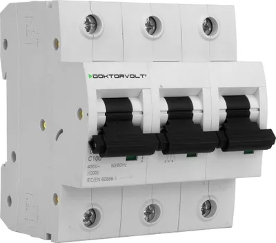 Produktbild von Leitungsschutzschalter MCB 10kA 3P 125A C125A LS-Schalter Doktorvolt DV-5473