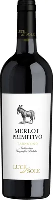 Produktbild von Merlot-Primitivo Tarantino IGT Luce del Sole Apulien Rotwein halbtrocken
