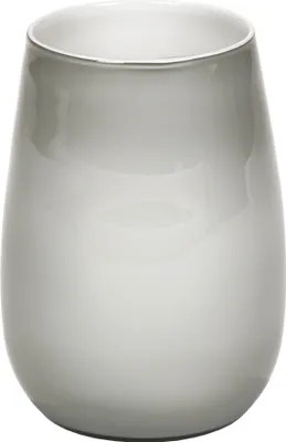 Image de Lambert Pisano Vase grand en verre overfangé, platine H30 cm D 22 cm p 16956