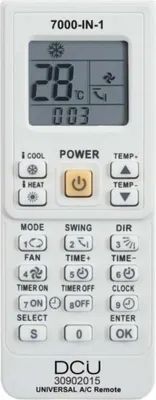 Produktbild von DCU Advance Tecnologic 30902015, TV, TV-Tuner, Beistellgerät, RF Wireless, Drucktasten, Weiß