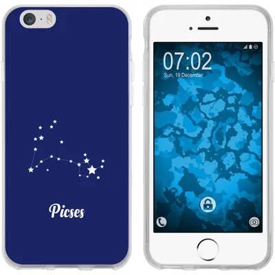 Produktbild von PhoneNatic Case kompatibel mit Apple iPhone 6s / 6 Silikon-Hülle SternzeichenPisces M1