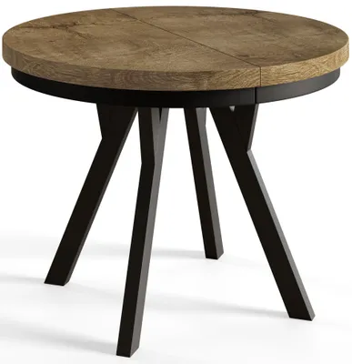 Immagine prodotto di Alpi Moebel, Tavolo da Pranzo Evo, Tavolo per Mangiare Allungabile, Diametro da 80 - 130 cm, Lefkas