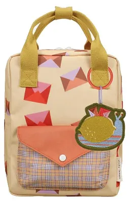 Produktbild von Rucksack mit Zitronenmuster, kleine Zitronenbaum-Edition, Postkarte
