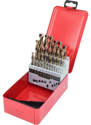 Obrázek produktu pro KS Tools 330.3613, Vrtačka, Sada vrtáků, Rotace po směru hodinových ručiček, Kov, Plast, Dřevo, 118°, Rychlořezná ocel HSS-G