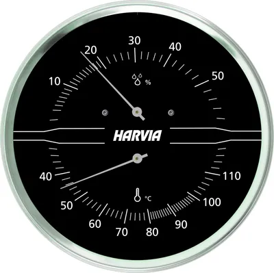 Obrázok produktu pre Príslušenstvo do sauny Harvia termo-hygrometer A-210-THS, čierny