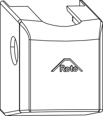 Immagine prodotto di ROTO NX tappo di copertura cuscinetto angolare P PVC R07.2 bianco