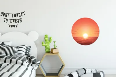 Produktbild von MuchoWow® - Wand Bild - Wohnzimmer - Runde Bilder - Alubilder - Kunst für zu Hause - Aluminium - Wanddekoration