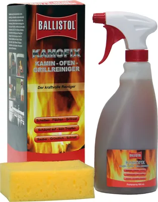 Produktbild von BALLISTOL Kamin- u. Ofenreiniger KAMOFIX 750 ml Sprühflasche 6 Stk