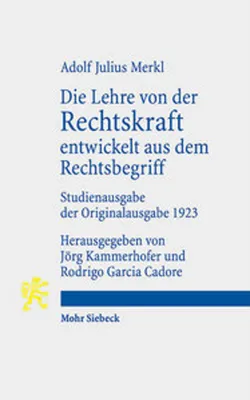 Immagine prodotto di Die Lehre von der Rechtskraft entwickelt aus dem Rechtsbegriff