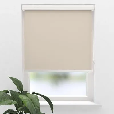 Produktbild von SOLUNA Verdunkelungsrollo V32 mit Kassette beige 80x175 cm