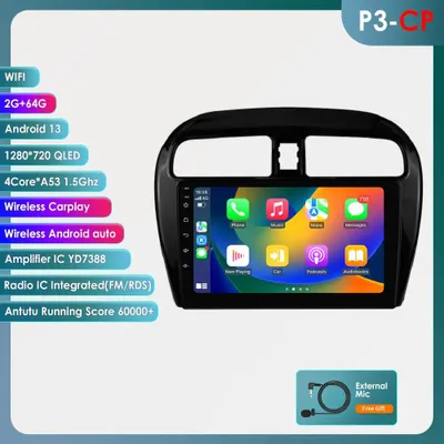 Immagine prodotto di Autoradio Android 14 - Lettore multimediale - Autoradio - Android Auto - Schermo touchscreen da 9 pollici
