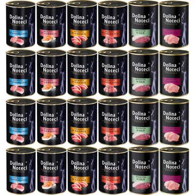 Zdjęcie produktu dla DOLINA NOTECI Premium Mokra karma dla kota Mix Smaków 24x400g