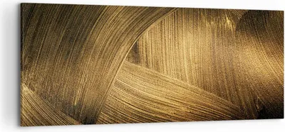 Produktbild von Bild auf Leinwand - Leinwandbild - Einteilig - Abstraktion Gold Textur - 120x50cm - Wand Bild - Wanddeko - Wandbilder - Leinwanddruck - Bilder - Wanddekoration - Leinwand bilder - AB120x50-4477