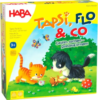 Produktbild von HABA Kinderspiel Würfelspiel Tapsi, Flo & Co 1307024001