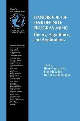 Obrázek produktu pro Handbook of Semidefinite Programming
