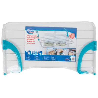 Produktbild von Lifetime Clean Droogrek Met 5 M Drooglijn Wit/Blauw