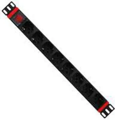 Immagine prodotto di WP WPN-PDU-G01-08 unità di distribuzione dell'energia (PDU) 8 presa(e) AC 1.5U Nero