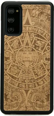 Produktbild von Holzhülle für Samsung Galaxy S20 FE AZTEC CALENDAR ANIEGRE