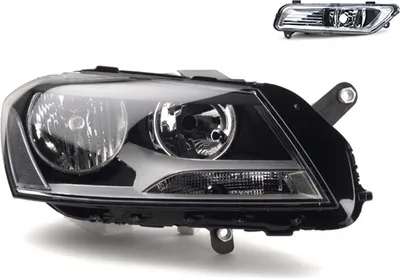 Zdjęcie produktu dla Reflektory pasujące do VW Passat, produkcja od 08/2010 do 12/2014, typ żarówek H7 H7 (mijania i drogowe) oraz H7 (światła przeciwmgielne). Numery części: 3AB941006, 3AA941662F, 3AA941662A. Producent: Johns