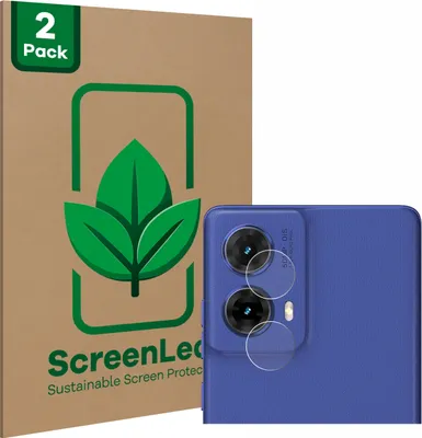 Produktbild von 2x ScreenLeaf Schutzfolie für Motorola Moto G85 (NUR Kamera) nachhaltiger Displayschutz Display Schutz Folie Klar Transparent