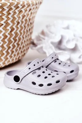 Produktbild von Damen Herren Kinder Clogs Schaum Schuhe Badeschuhe Gartenschuhe Agenda Hellgrau Gr.34