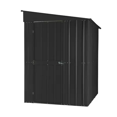 Produktbild von Globel Industries Metall Anlehn-Gerätehaus, Fahrradgarage "Lean-To 56" anthrazit 2,79 m²