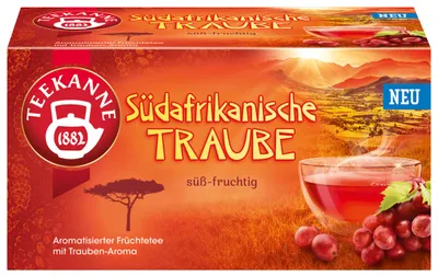 Zdjęcie produktu dla Czajniczek South African Grape 18x2,25g owocowe słodkie opakowanie 40,5g