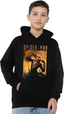Imagen del producto de Sudadera con capucha de Spider-Man, modelo "Creeping Venom", para niños, referencia TV23172 (128), color