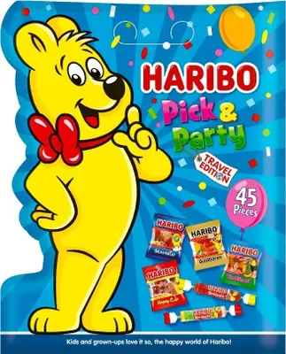Produktbild von Haribo Pick&Party Minis 42 Stk. 748g Travel Edition