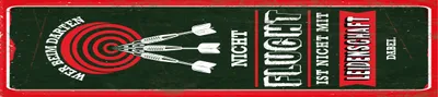 Produktbild von vianmo Blechschild 46x10 cm Wer beim Daten nicht flucht