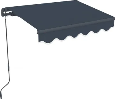 Image de Store banne en aluminium "Ombra 1" - 160 x 120 cm - Gris