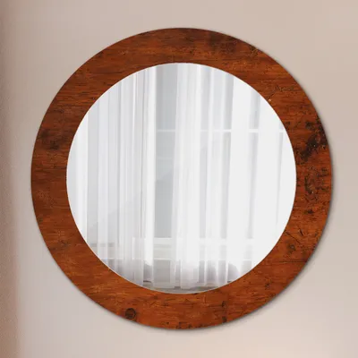 Produktbild von Spiegel - Mirror zum Wandspiegel Schlafzimmer – Schminkspiegel- Blume Blütenblätter- Ø60cm
