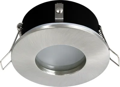 Produktbild von 1x Einbauspot SET LED 230V IP44 RIK.5 nickel matt GU10 7W neutralweiss
