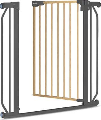 Obrázek produktu pro Lionelo Truus Slim dveřní bezpečnostní brána dětská schodišťová brána pro upínání 75-105cm Grey Graphite Natural