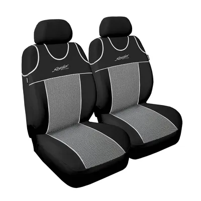 Produktbild von Stylus P2 Universal Autositzbezüge - Polyester/Velours Front Grau
