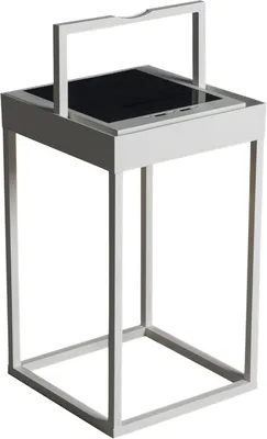 Produktbild von Konstsmide | Portofino Solar/USB-Laterne| weiß lackiertes Aluminium  | 7815-250