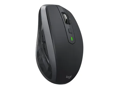 Produktbild von Logitech MX Anywhere 2S - rechts - RF Wireless + Bluetooth - 4000 DPI - Schwarz - Grau