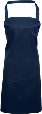 Obrázok produktu pre Premier Workwear PR154 | Colours Zástera s vreckom - 72 x 86 cm - možno prať do 60 - Farba: námornícka (približne Pantone 2766) - Rozmery: 72 x 86 cm