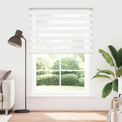 Obrázek produktu pro vidaXL Dvojitá roletka, bílá, 155 x 230 cm, šířka látky 150,9 cm, polyester