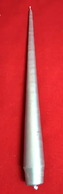 Produktbild von Stabkerze Leuchterkerze Spitzkerze silber 32 cm