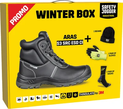 Produktbild von SafetyJogger Sicherheitsschuhe 18154 Safety Jogger Winterbox schwarz Größe