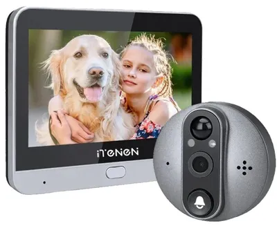 Produktbild von Video-Türklingel, 3MP Kamera, Zwei-Wege-Audio, Silber