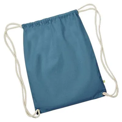 Produktbild von Westford Mill Earthware Organic Turnbeutel (13 Liter) FK984 (Einheitsgröße) (Grünblau)