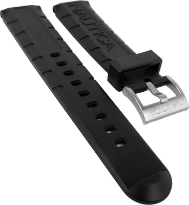 Produktbild von Nautica Ersatzband Kautschuk schwarz NMX 601 A16597G A17618G A16634G