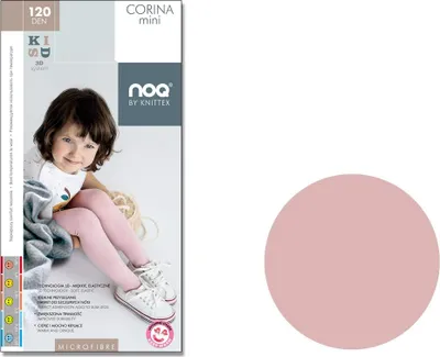 Produktbild von Mikrofaserstrumpfhose für Kleinkinder 120 den Powder pink 104-110